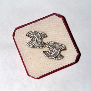 Imitation earrings. Beautiful. Silver